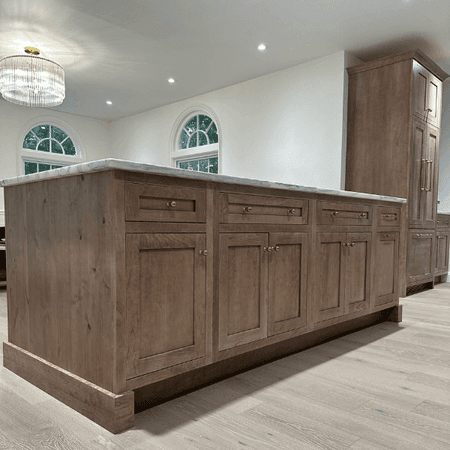 Brentwood Cherry Cappuccino kitchen cabinets
