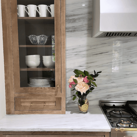 Brentwood Cherry Cappuccino kitchen cabinets